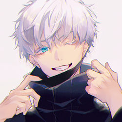 This is a pixiv picture whose title is 五条悟.
