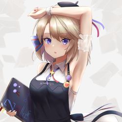 This is a pixiv picture whose title is 本屋のニーミ.