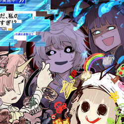 This is a pixiv picture whose title is 狂気の宴は終わらない.