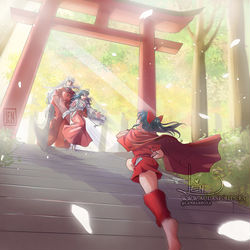 This is a pixiv picture whose title is 希望.