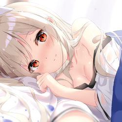 This is a pixiv picture whose title is 綾波ちゃんの看病.