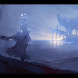 This is a pixiv picture whose title is 海岸.