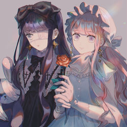 This is a pixiv picture whose title is 🥀🐰.