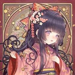 This is a pixiv picture whose title is 和🌸レトロモダン.
