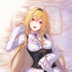 This is a pixiv picture whose title is 黒埼ちとせお嬢さま.