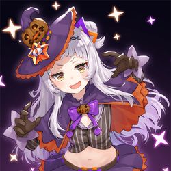 This is a pixiv picture whose title is ハロウィンカラーシオンちゃん.