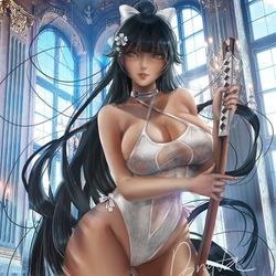 This is a pixiv picture whose title is [Azur Lane] Takao 高尾.