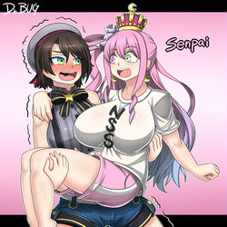 This is a pixiv picture whose title is Subaru and Luna.