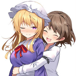 This is a pixiv picture whose title is ぎゅっ！.