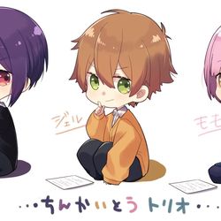 This is a pixiv picture whose title is 珍回答トリオ.