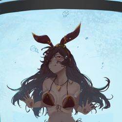 This is a pixiv picture whose title is Amber.