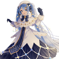 This is a pixiv picture whose title is 雪ミク2021.