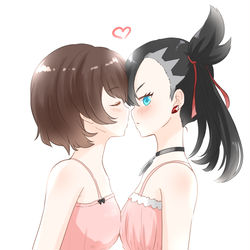 This is a pixiv picture whose title is ポケトレ百合２種.
