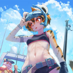 This is a pixiv picture whose title is Summer Arknights.