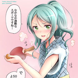 This is a pixiv picture whose title is バンドリ　氷川紗夜　湯上がり卓球.