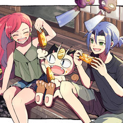 This is a pixiv picture whose title is ロケット団12.