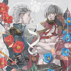 This is a pixiv picture whose title is twins..