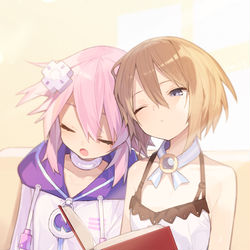 This is a pixiv picture whose title is ネプブラ.