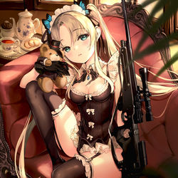 This is a pixiv picture whose title is メイドの休日.