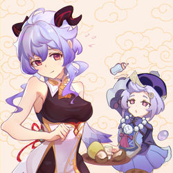 This is a pixiv picture whose title is 椰羊——传说中半仙的神兽.
