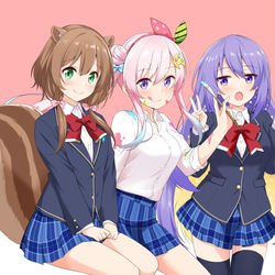 This is a pixiv picture whose title is ホロライブ JKシリーズProject Selamat pagi.