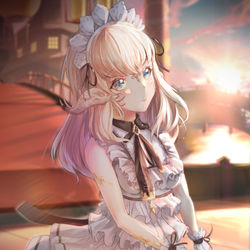 This is a pixiv picture whose title is 立.