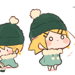 This is a pixiv picture whose title is お外に行きたいちょんみね.