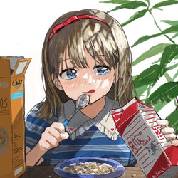 This is a pixiv picture whose title is コーンフレーク.