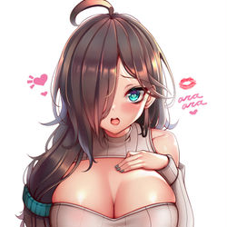 This is a pixiv picture whose title is Ayumi Oneesan's Boob Mousepad!.