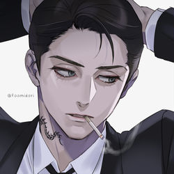 This is a pixiv picture whose title is 刺青.