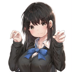 This is a pixiv picture whose title is 🖤.