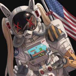 This is a pixiv picture whose title is Astronaut.