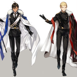 This is a pixiv picture whose title is 王様.