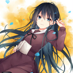 This is a pixiv picture whose title is 秋.