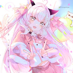 This is a pixiv picture whose title is Meow.