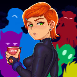 This is a pixiv picture whose title is College Gwen!.