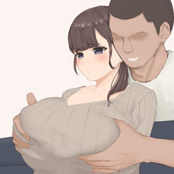 This is a pixiv picture whose title is 揉んで　撫でて.