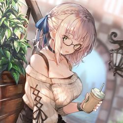 This is a pixiv picture whose title is 私服団長.