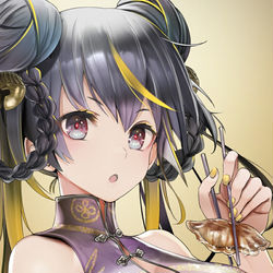 This is a pixiv picture whose title is 餃子.