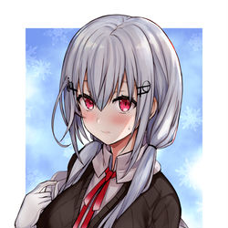 This is a pixiv picture whose title is 葉加瀬冬雪.