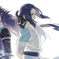 This is a pixiv picture whose title is 羅小黒戦記.