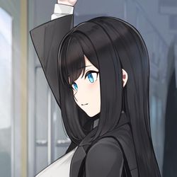 This is a pixiv picture whose title is 通勤.
