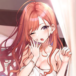 This is a pixiv picture whose title is 夏葉さん.