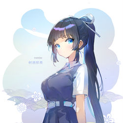 This is a pixiv picture whose title is らんぐ・剣道部長.