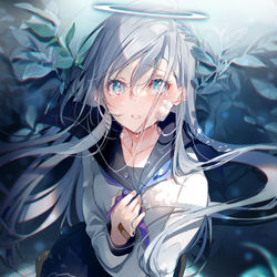 This is a pixiv picture whose title is つらくて　くるしくて　たまらない.