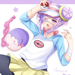 This is a pixiv picture whose title is やみかわ男の娘♥でポケ〇ンのコス.
