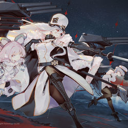 This is a pixiv picture whose title is Azur Lane Illust.