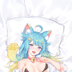 This is a pixiv picture whose title is 懶貓子.