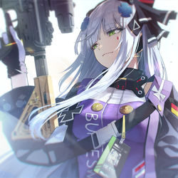 This is a pixiv picture whose title is HK416 MOD3.