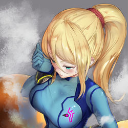 This is a pixiv picture whose title is オーバーヒート.
